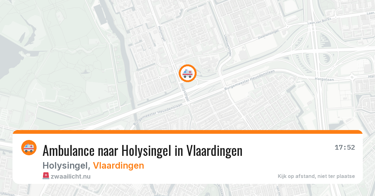 Ambulance naar Holysingel in Vlaardingen — 22 jul 2026