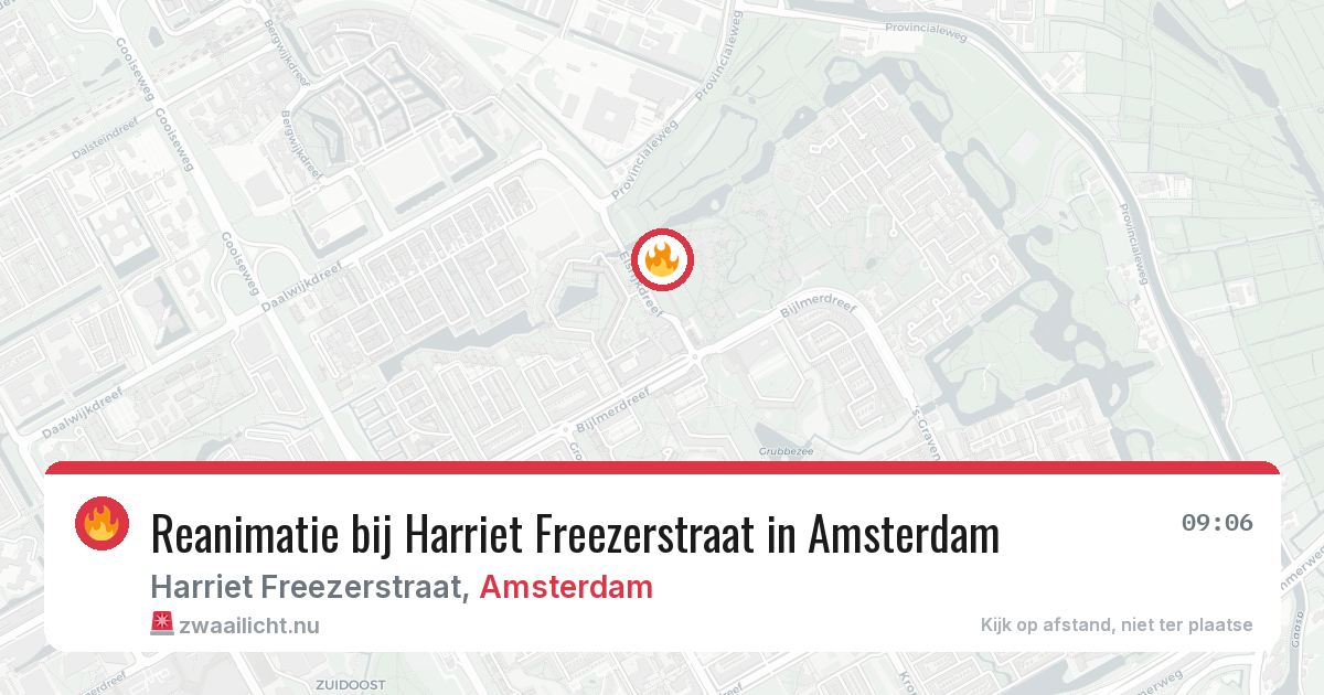 Reanimatie bij Harriet Freezerstraat in Amsterdam — 21 jul 2026