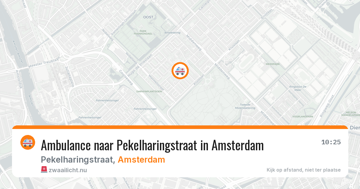 Ambulance naar Pekelharingstraat in Amsterdam — 31 mrt 2026