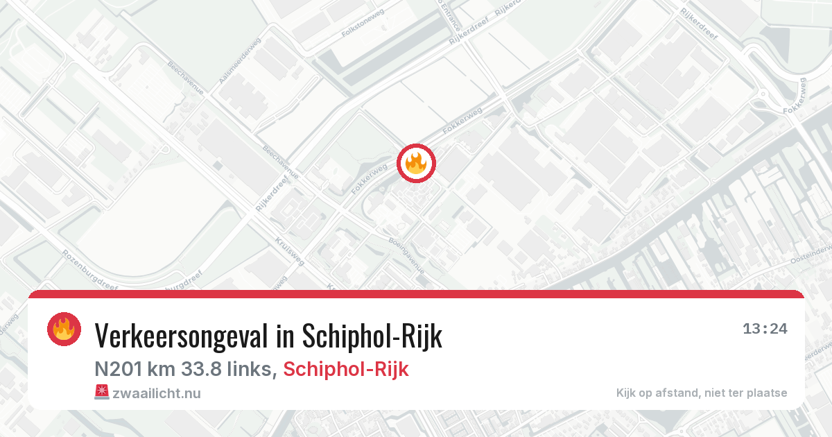 Verkeersongeval in Schiphol-Rijk — 12 mrt 2026