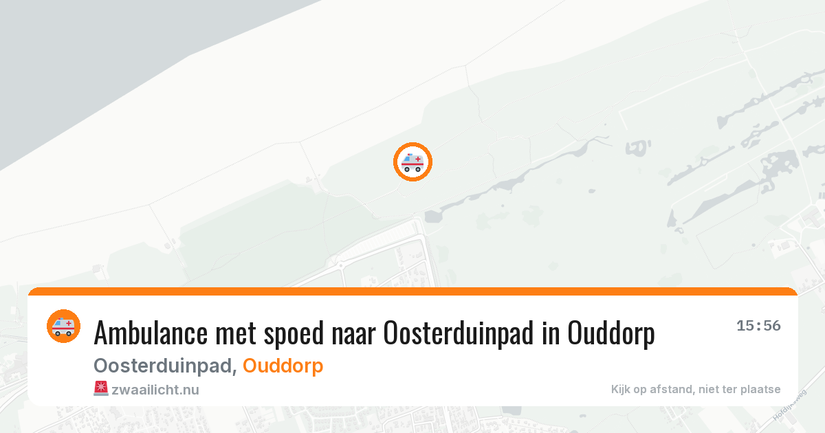 Ambulance met spoed naar Oosterduinpad in Ouddorp — 15 jul 2026