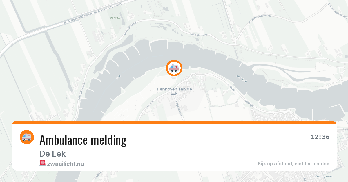 Ambulance melding — 12 mei 2026