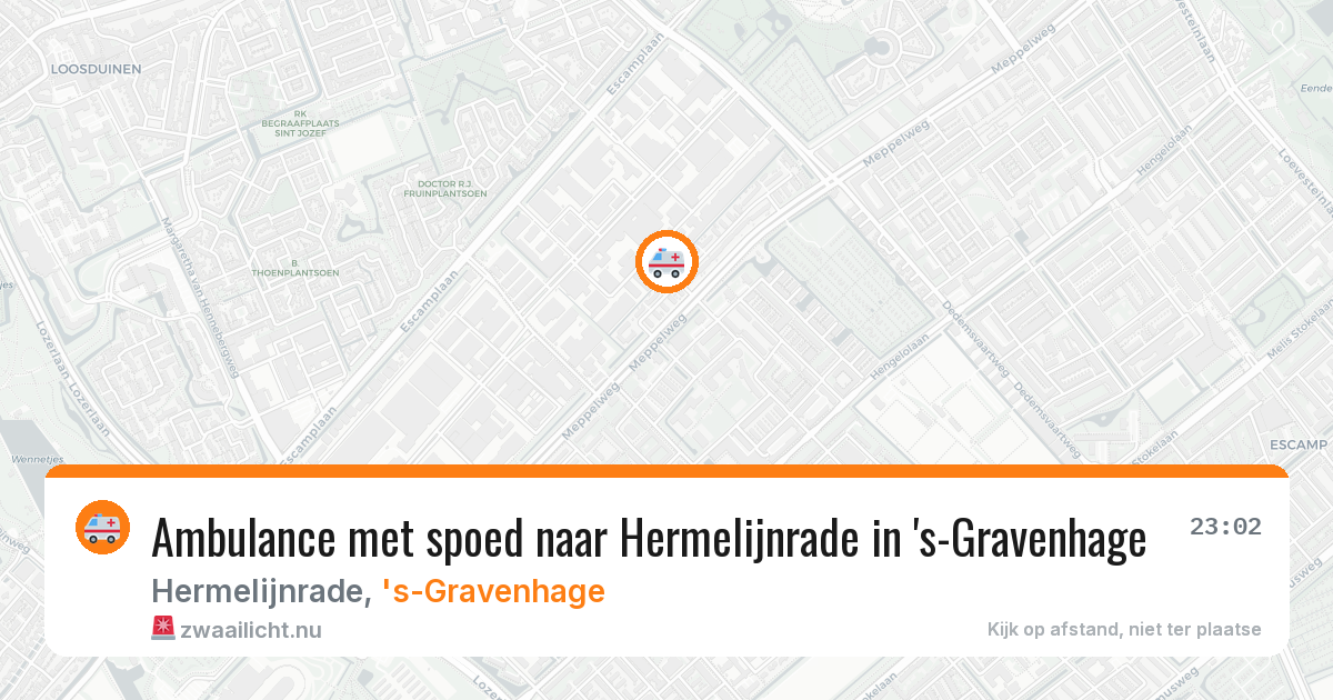 Ambulance met spoed naar Hermelijnrade in 's-Gravenhage — 11 jul 2026