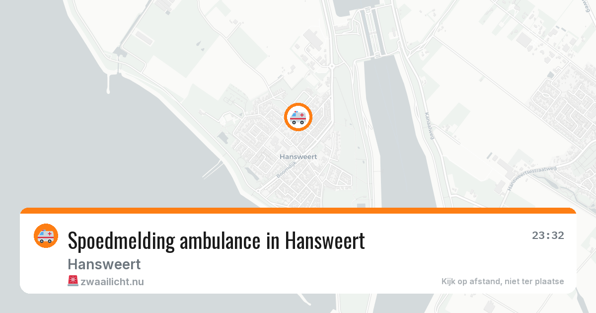 Spoedmelding ambulance in Hansweert — 10 jul 2026