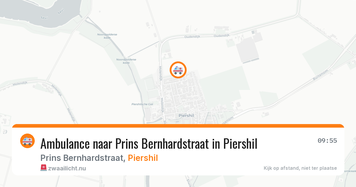 Ambulance naar Prins Bernhardstraat in Piershil — 26 jul 2026
