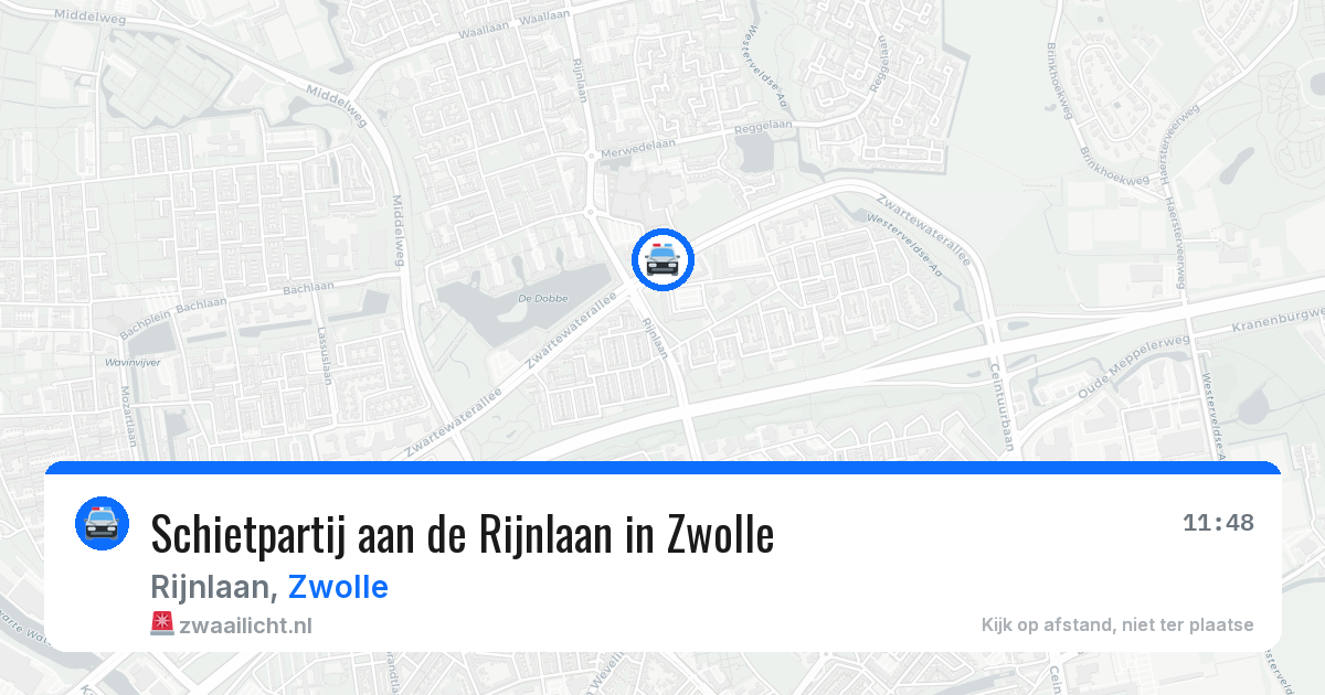 Schietpartij aan de Rijnlaan in Zwolle — 21 mei 2026