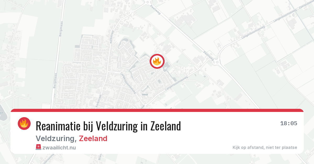 Reanimatie bij Veldzuring in Zeeland — 9 jul 2026