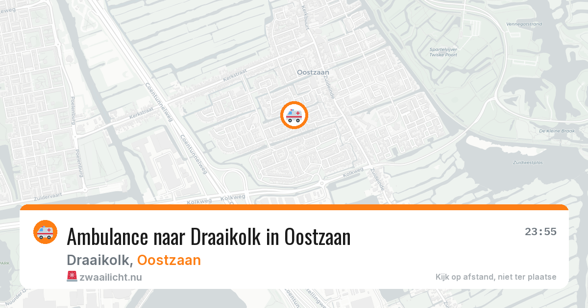 Ambulance naar Draaikolk in Oostzaan — 8 jul 2026