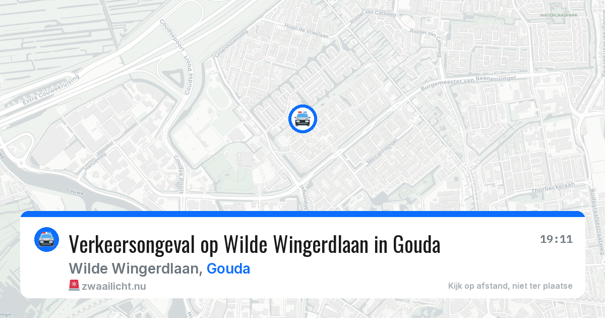 Verkeersongeval op Wilde Wingerdlaan in Gouda — 29 mei 2026