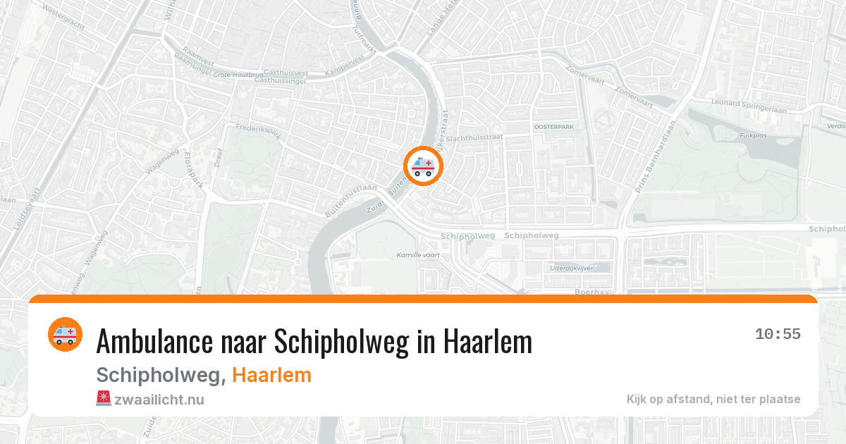 Ambulance naar Schipholweg in Haarlem — 10 jul 2026