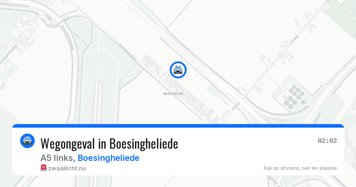 Wegongeval in Boesingheliede — 21 mrt 2026