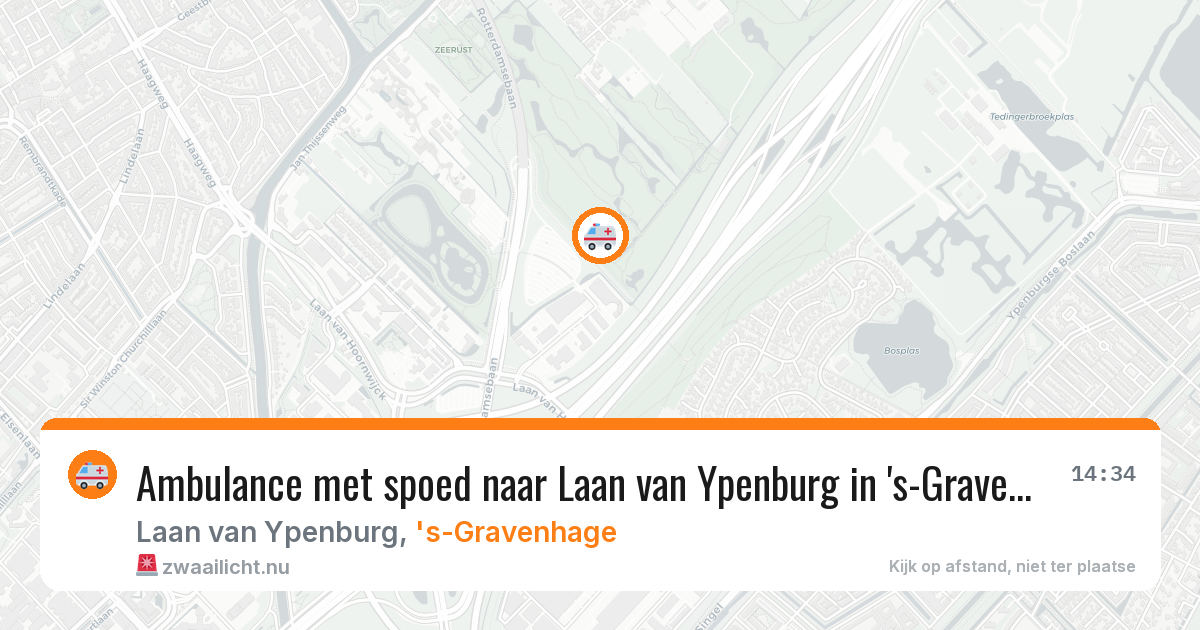 Ambulance met spoed naar Laan van Ypenburg in 's-Gravenhage — 3 feb 2026