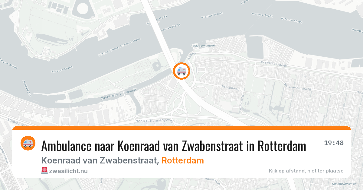 Ambulance naar Koenraad van Zwabenstraat in Rotterdam — 10 jul 2026