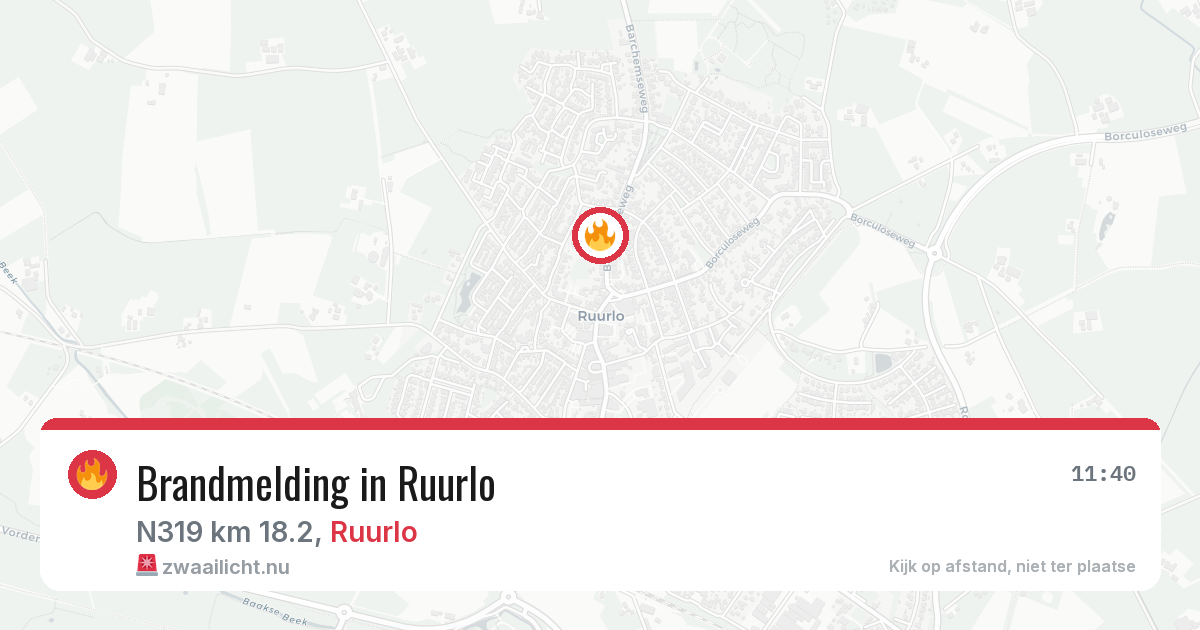 Brandmelding in Ruurlo — 17 jul 2026