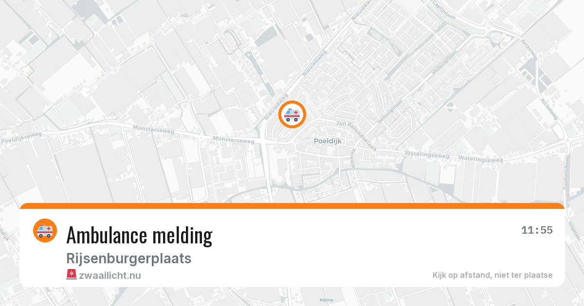 Ambulance melding — 9 jun 2026