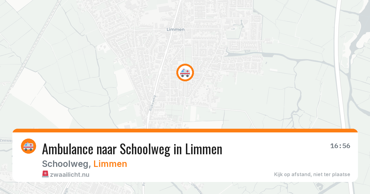 Ambulance naar Schoolweg in Limmen — 12 jul 2026