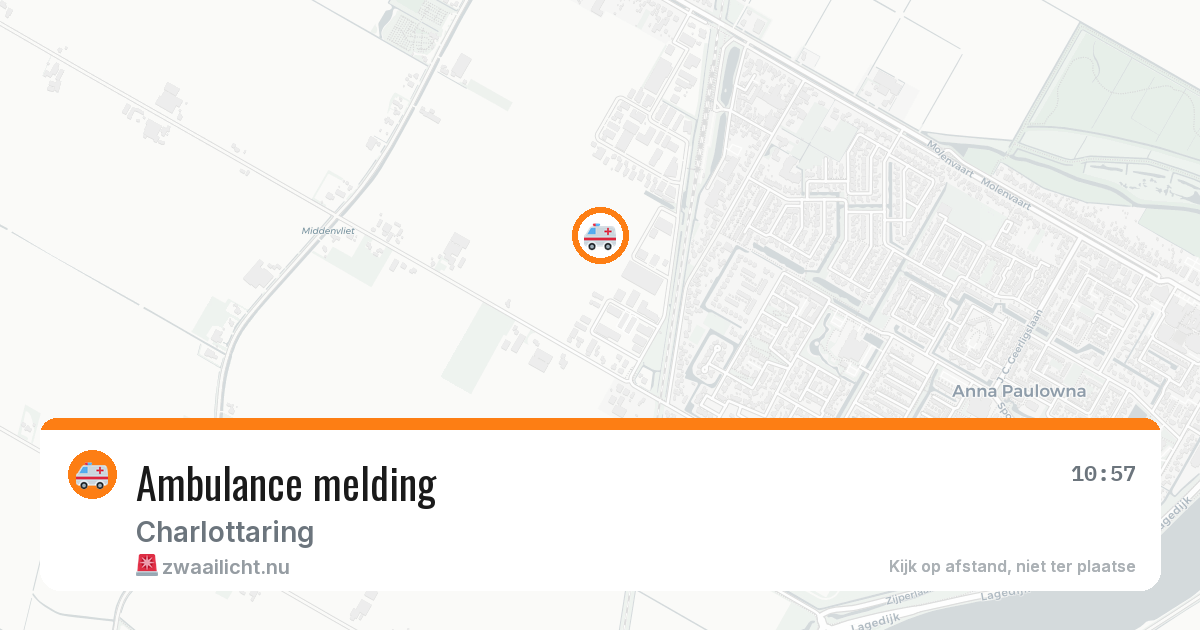 Ambulance melding — 1 apr 2026
