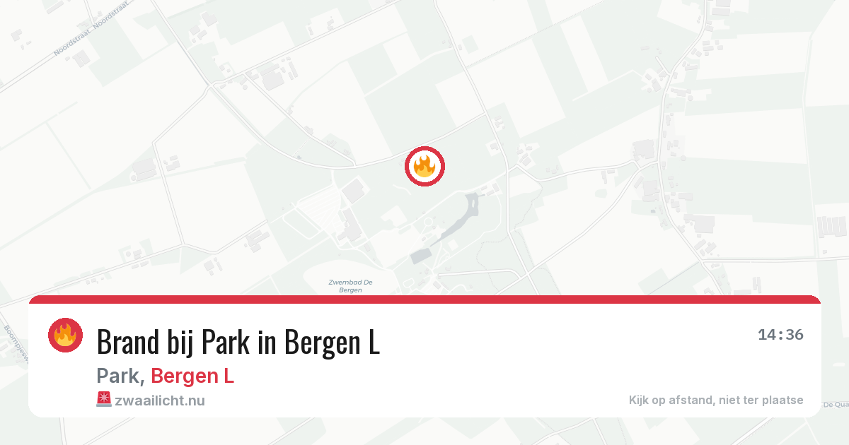 Brand bij Park in Bergen L — 12 jul 2026