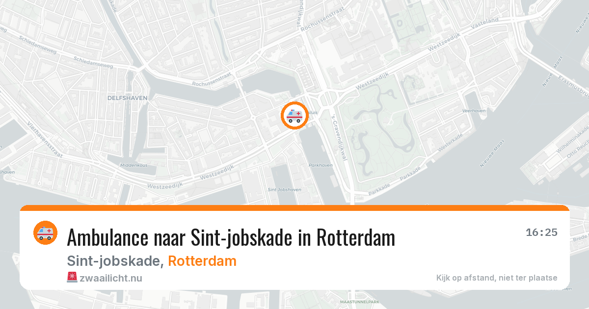 Ambulance naar Sint-jobskade in Rotterdam — 18 jul 2026