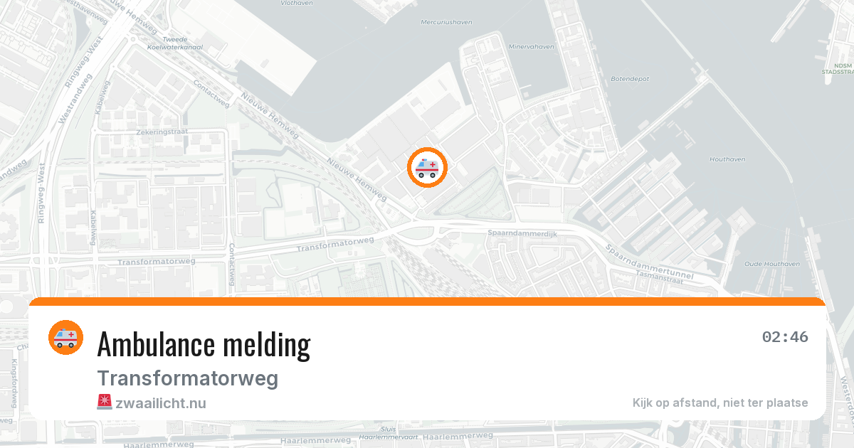 Ambulance melding — 8 jun 2026