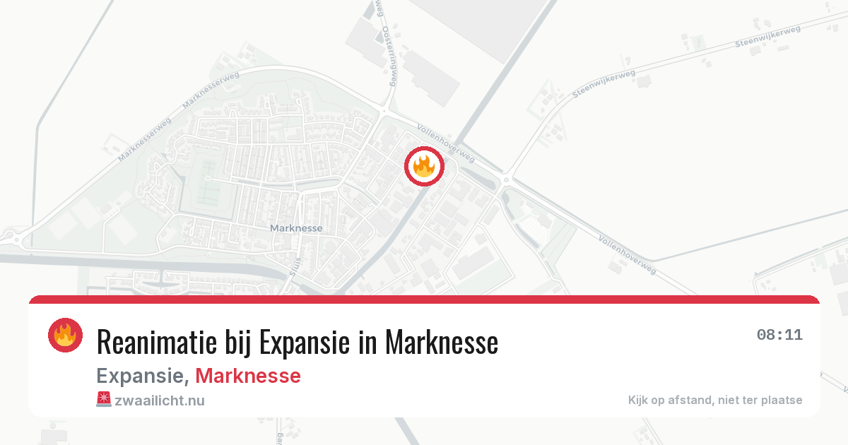 Reanimatie bij Expansie in Marknesse — 11 apr 2026