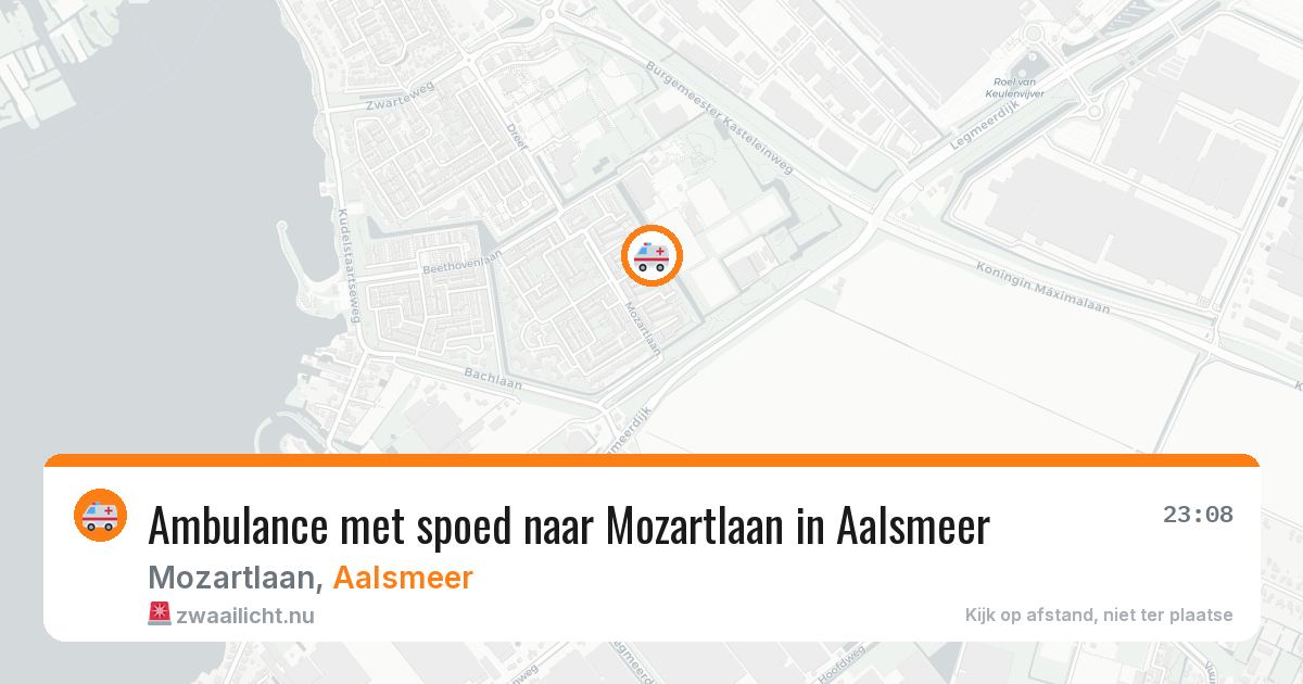 Ambulance met spoed naar Mozartlaan in Aalsmeer — 3 mei 2026
