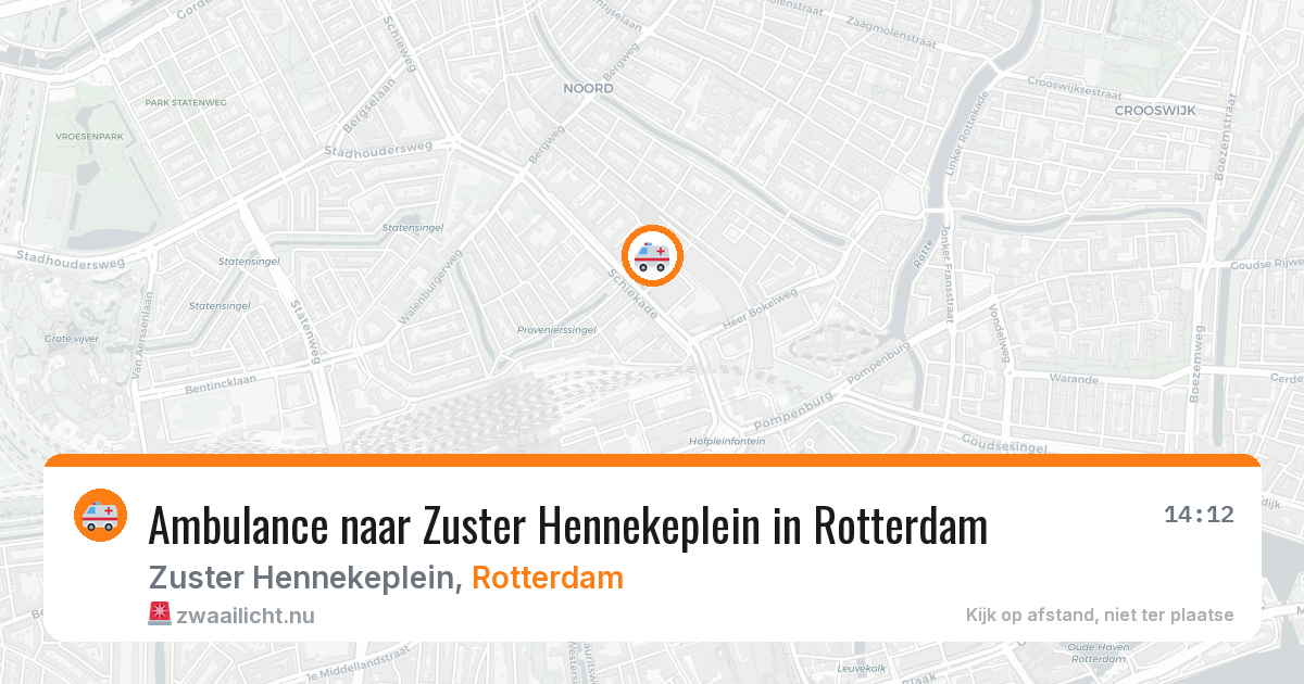 Ambulance naar Zuster Hennekeplein in Rotterdam — 4 jun 2026
