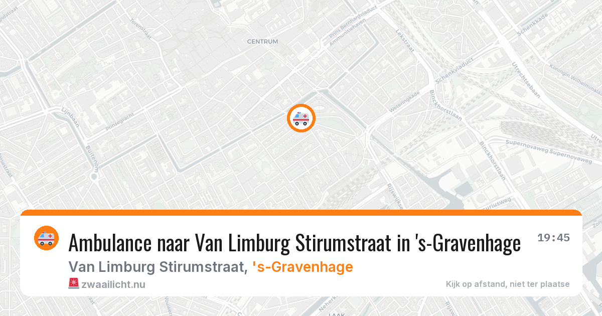 Ambulance naar Van Limburg Stirumstraat in 's-Gravenhage — 24 jul 2026