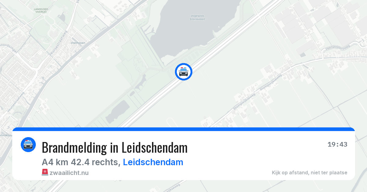 Brandmelding in Leidschendam — 19 mrt 2026