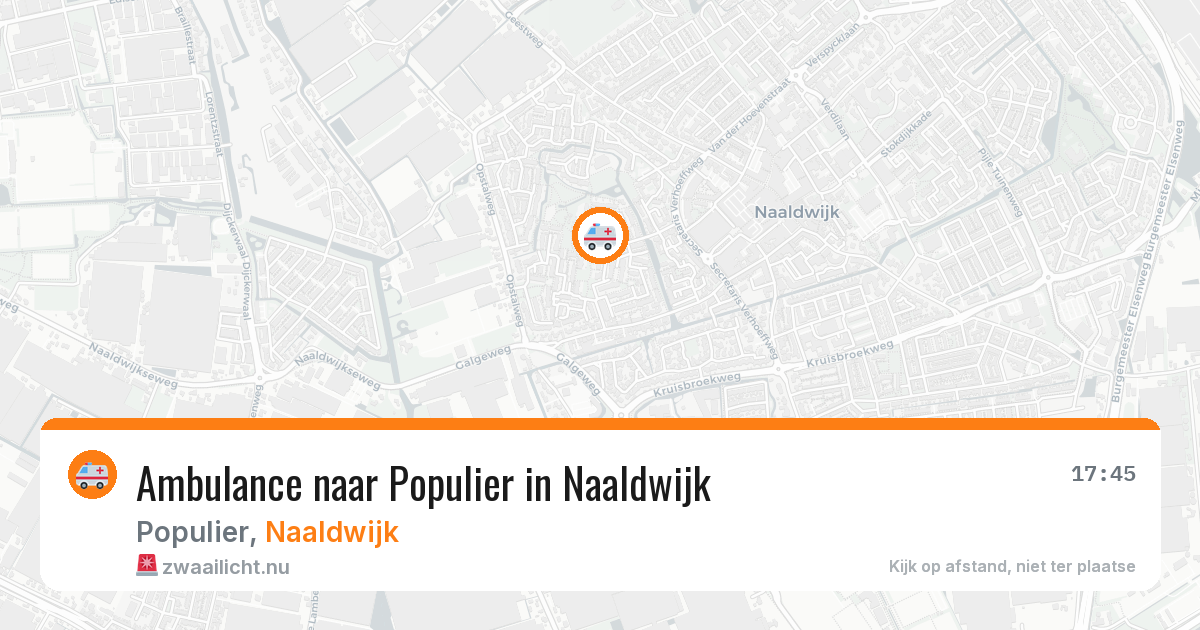 Ambulance naar Populier in Naaldwijk — 6 jun 2026