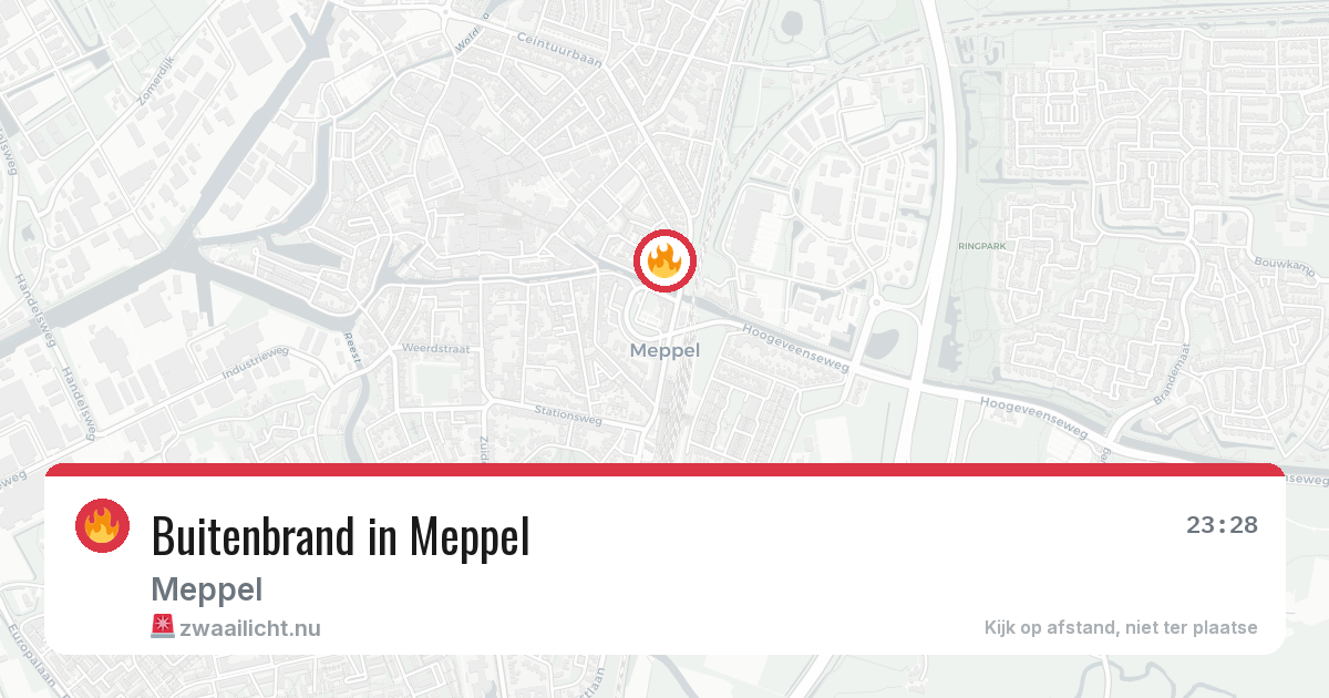 Buitenbrand in Meppel — 20 feb 2026