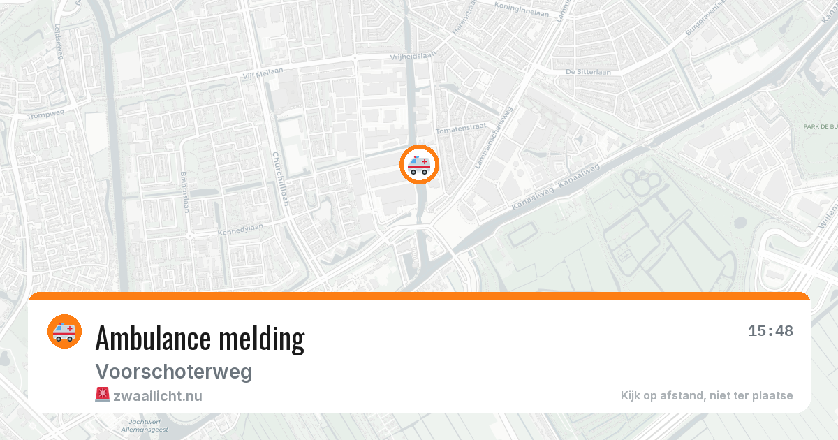 Ambulance melding — 16 mrt 2026