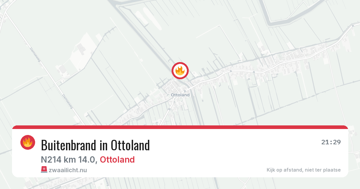 Buitenbrand in Ottoland — 15 mei 2026