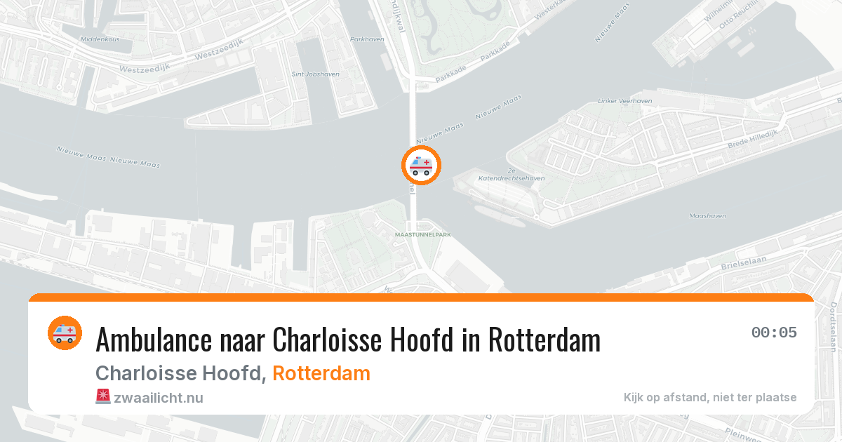 Ambulance naar Charloisse Hoofd in Rotterdam — 26 mei 2026