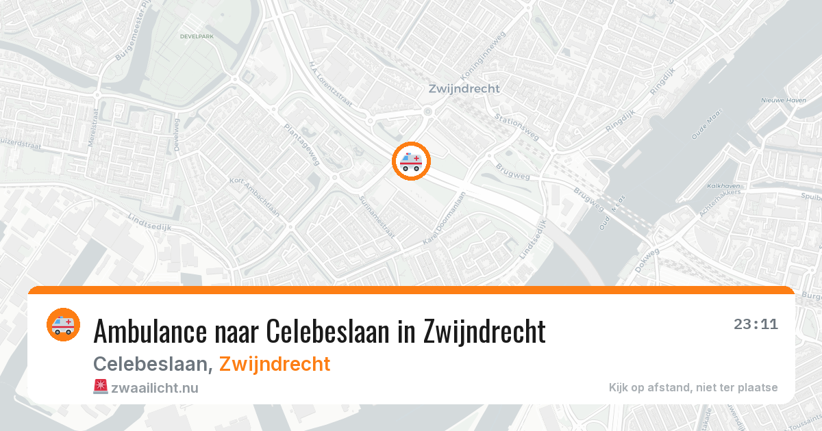 Ambulance naar Celebeslaan in Zwijndrecht — 3 jun 2026