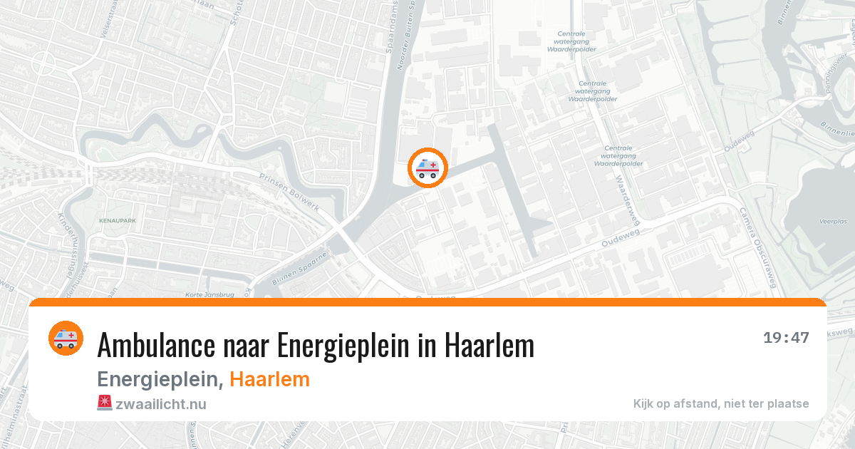 Ambulance naar Energieplein in Haarlem — 30 mei 2026