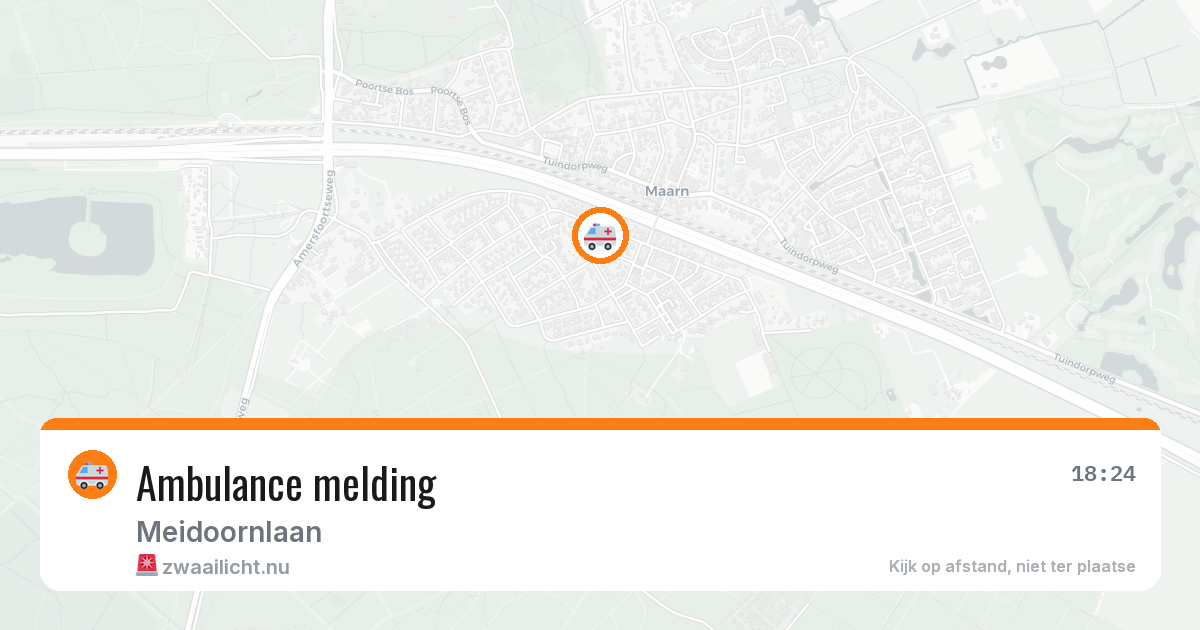 Ambulance melding — 19 jul 2026