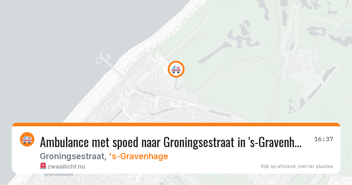 Ambulance met spoed naar Groningsestraat in 's-Gravenhage — 18 jul 2026