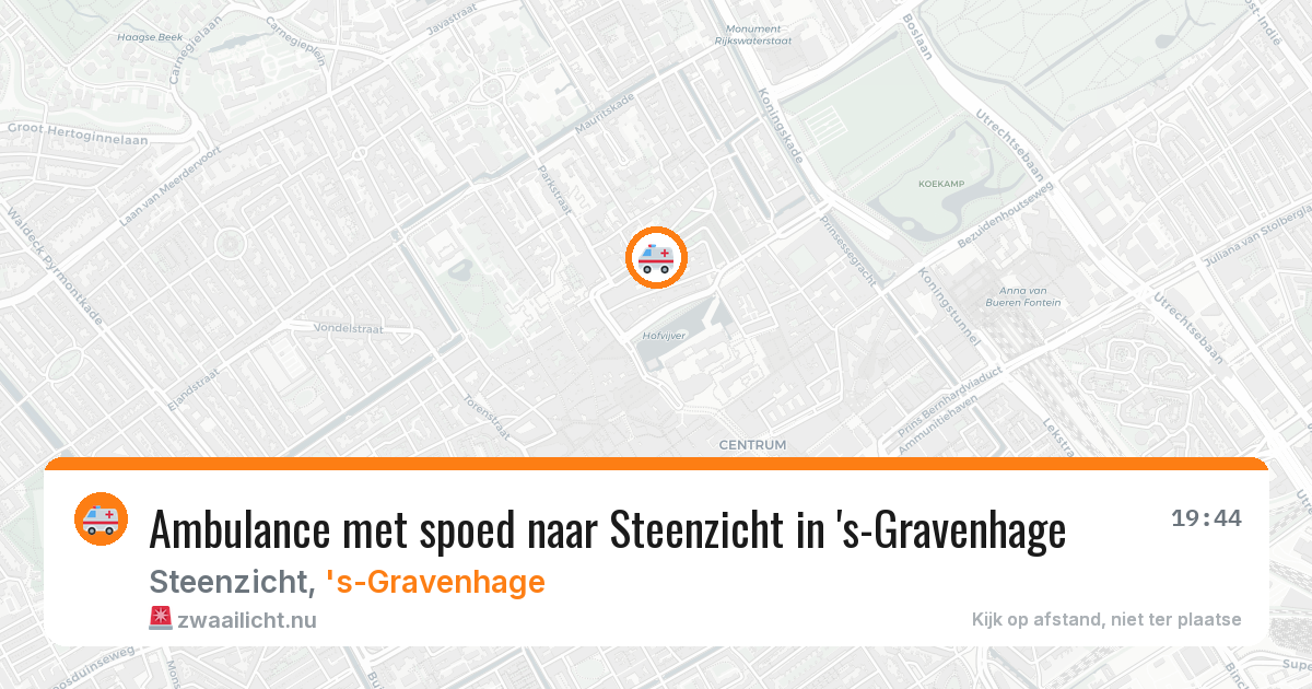 Ambulance met spoed naar Steenzicht in 's-Gravenhage — 16 jan 2026