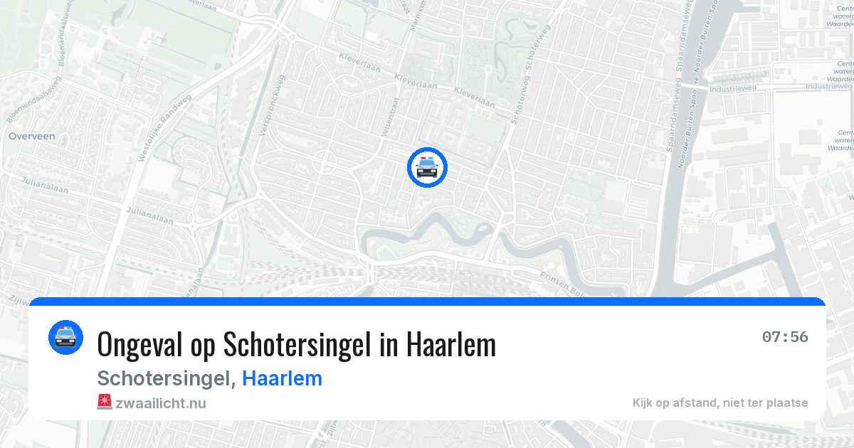Ongeval op Schotersingel in Haarlem — 21 jul 2026