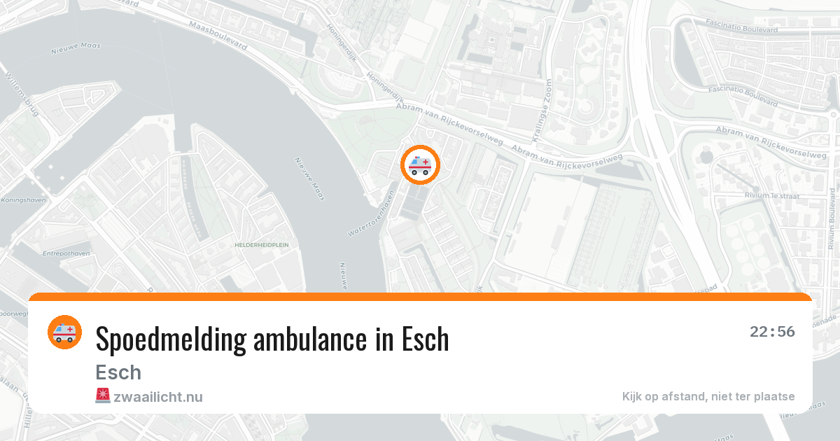 Spoedmelding ambulance in Esch — 20 mrt 2026