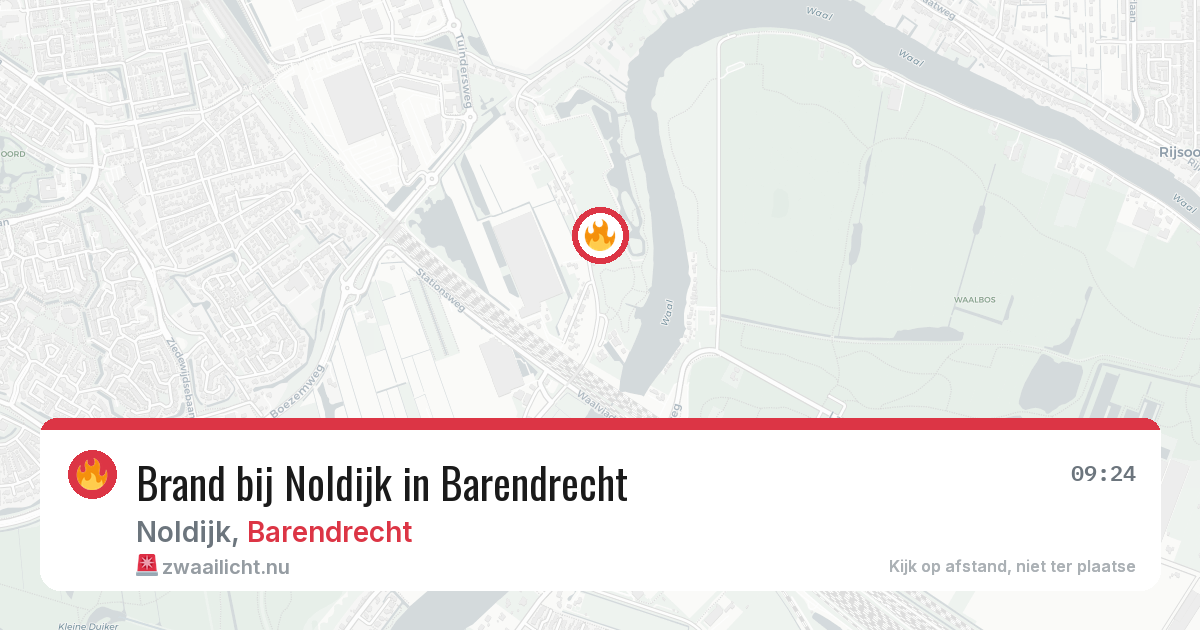 Brand bij Noldijk in Barendrecht — 5 jun 2026