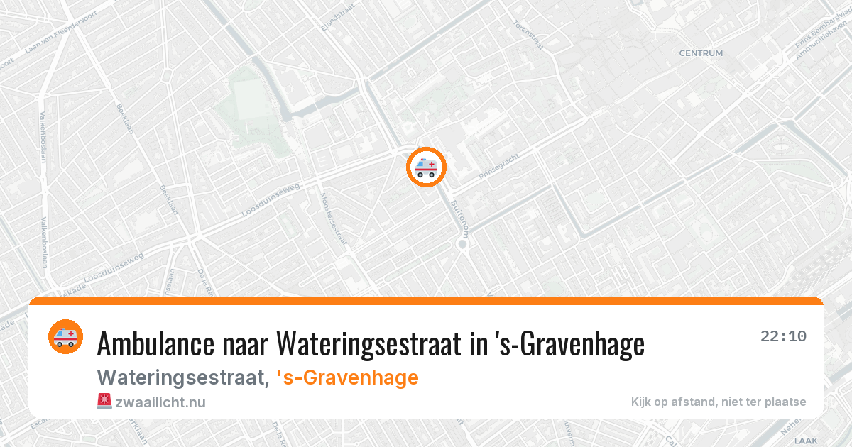 Ambulance naar Wateringsestraat in 's-Gravenhage — 26 mei 2026