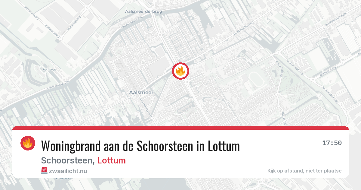 Woningbrand aan de Schoorsteen in Lottum — 25 jun 2026