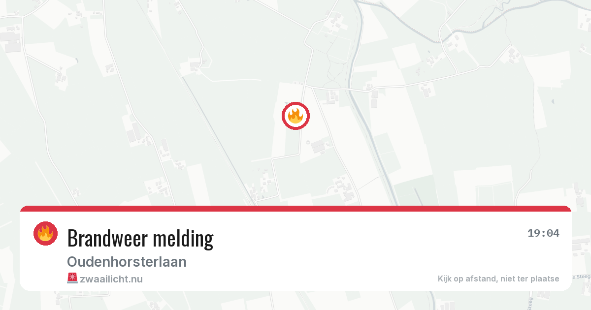 Brandweer melding — 8 apr 2026