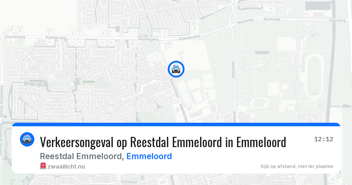 Verkeersongeval op Reestdal Emmeloord in Emmeloord — 10 jul 2026