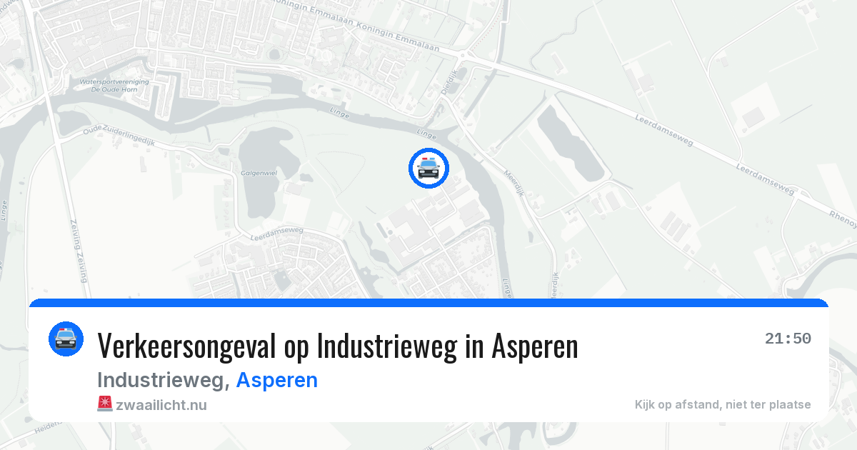Verkeersongeval op Industrieweg in Asperen — 18 apr 2026