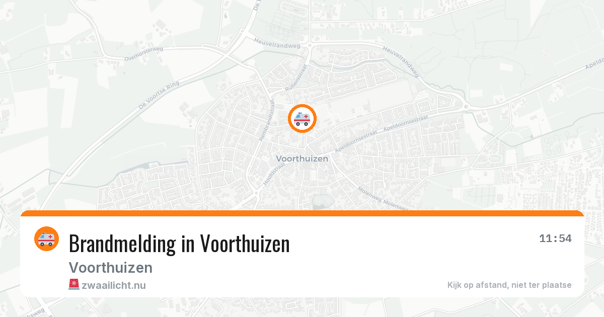 Brandmelding in Voorthuizen — 5 jun 2026