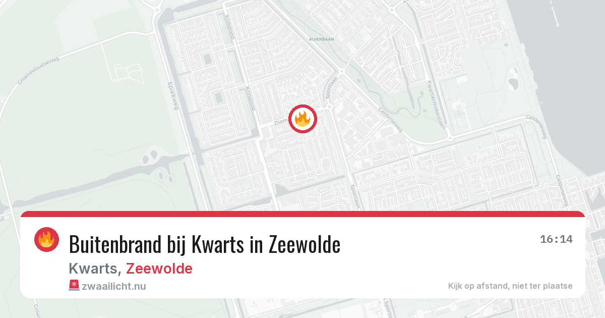 Buitenbrand bij Kwarts in Zeewolde — 10 jul 2026