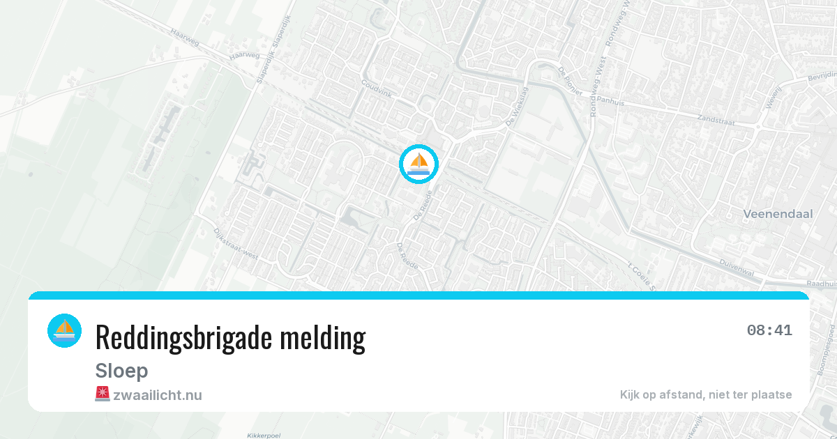 Reddingsbrigade melding — 15 jul 2026